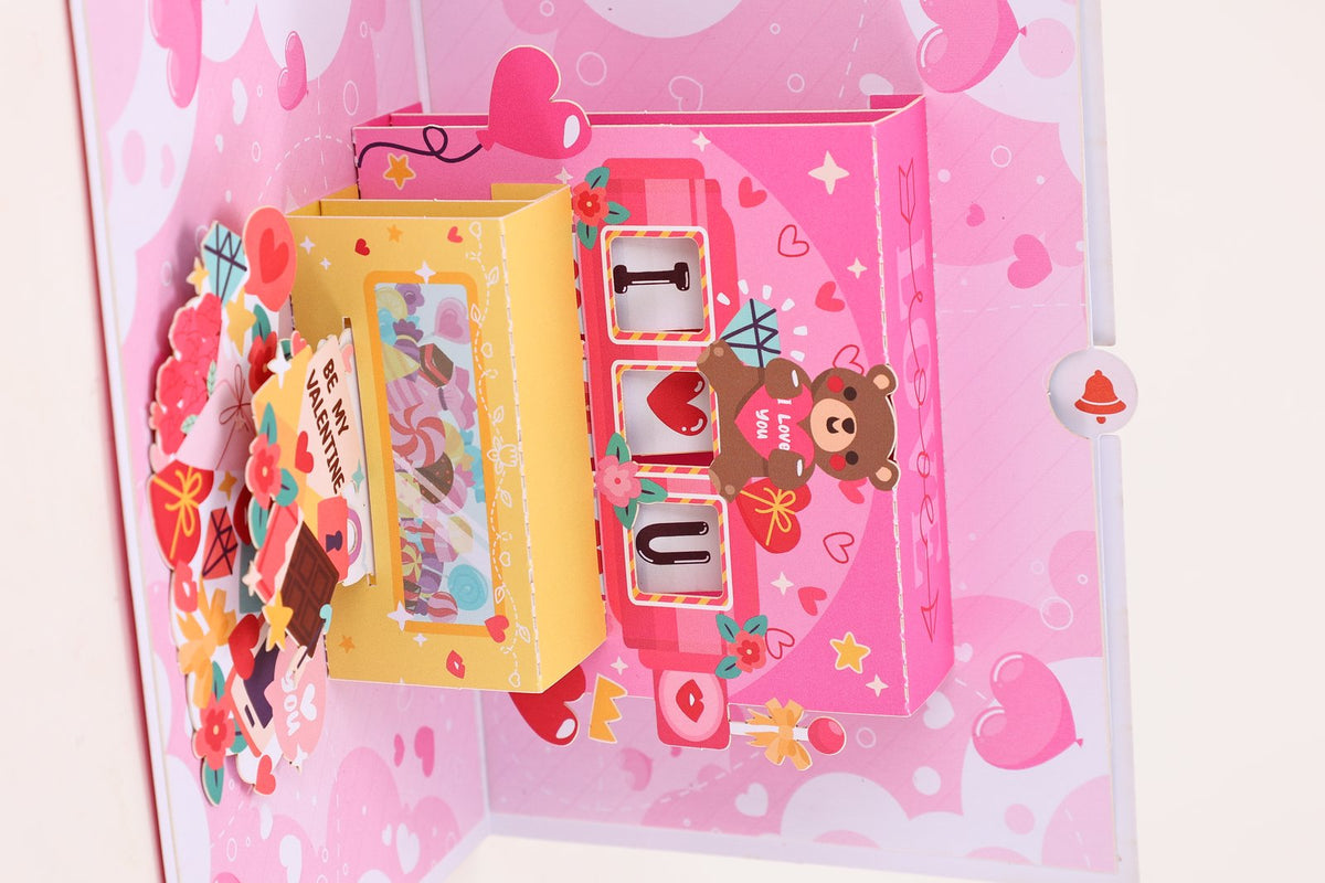 Valentine Game Console Pop Up Card