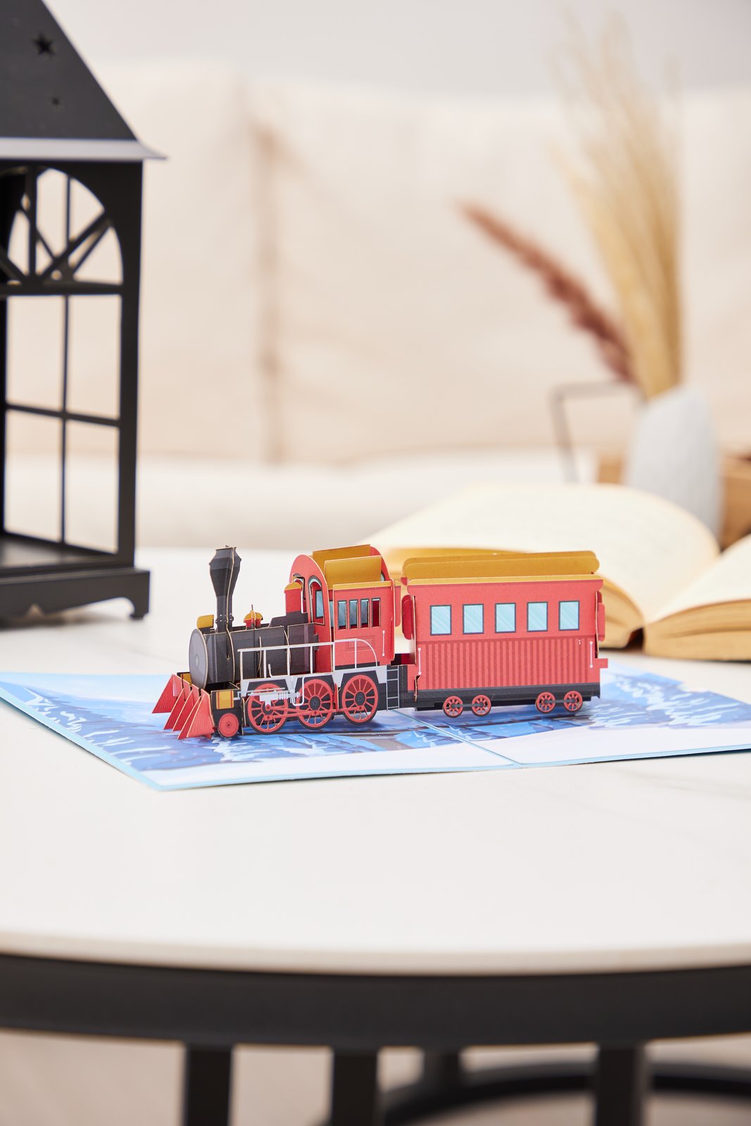 Steam Train Pop Up Card