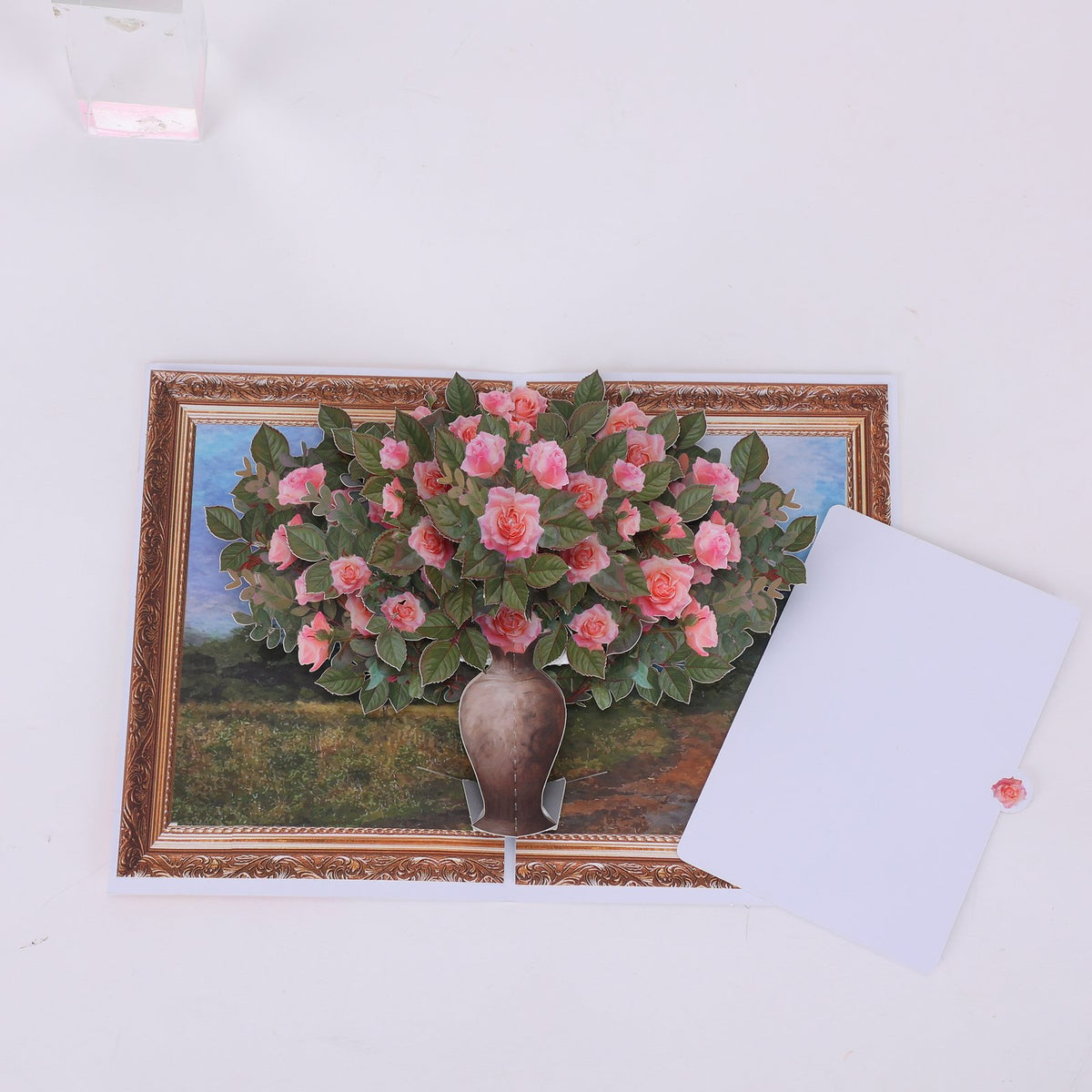 Van Gogh Rose Greeting Card