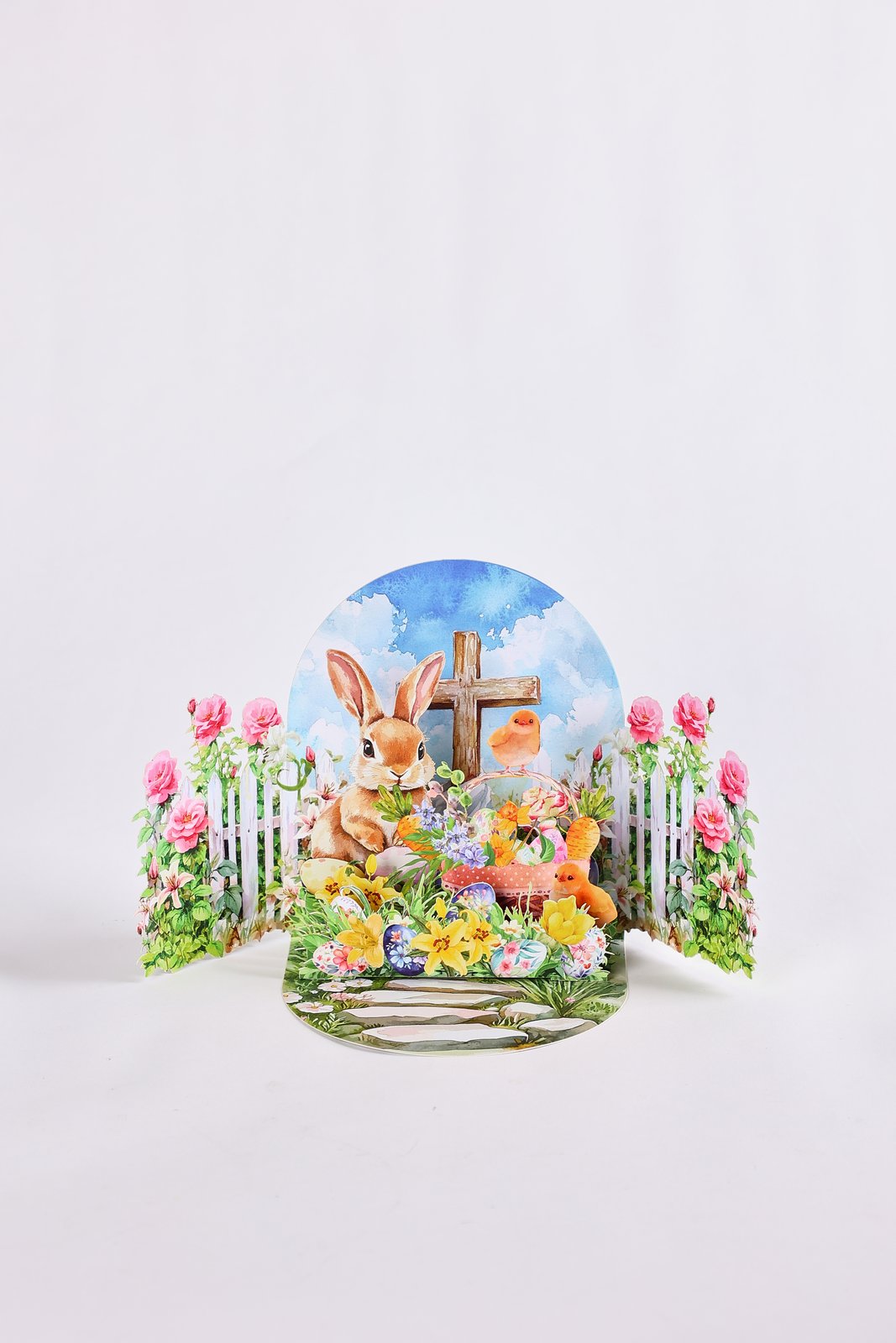 Easter Double Door Pop Up Card