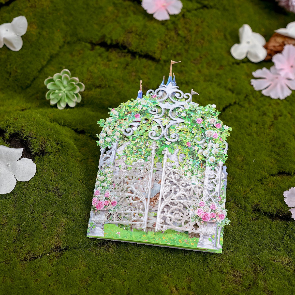 Garden Castle Arch Card