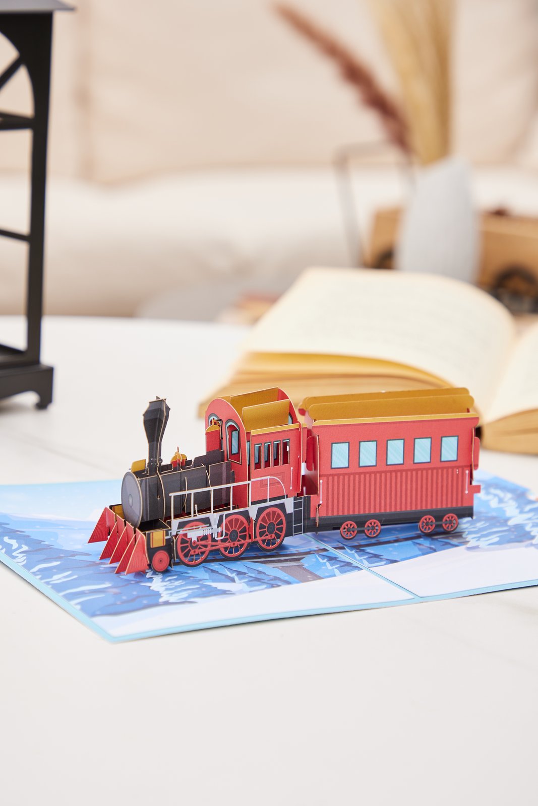 Steam Train Pop Up Card