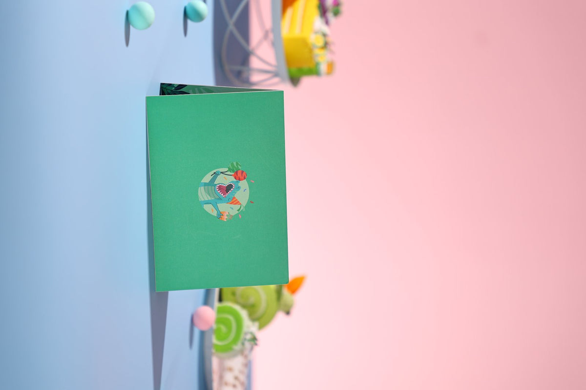 Dinosaur 90° Birthday Greeting Card