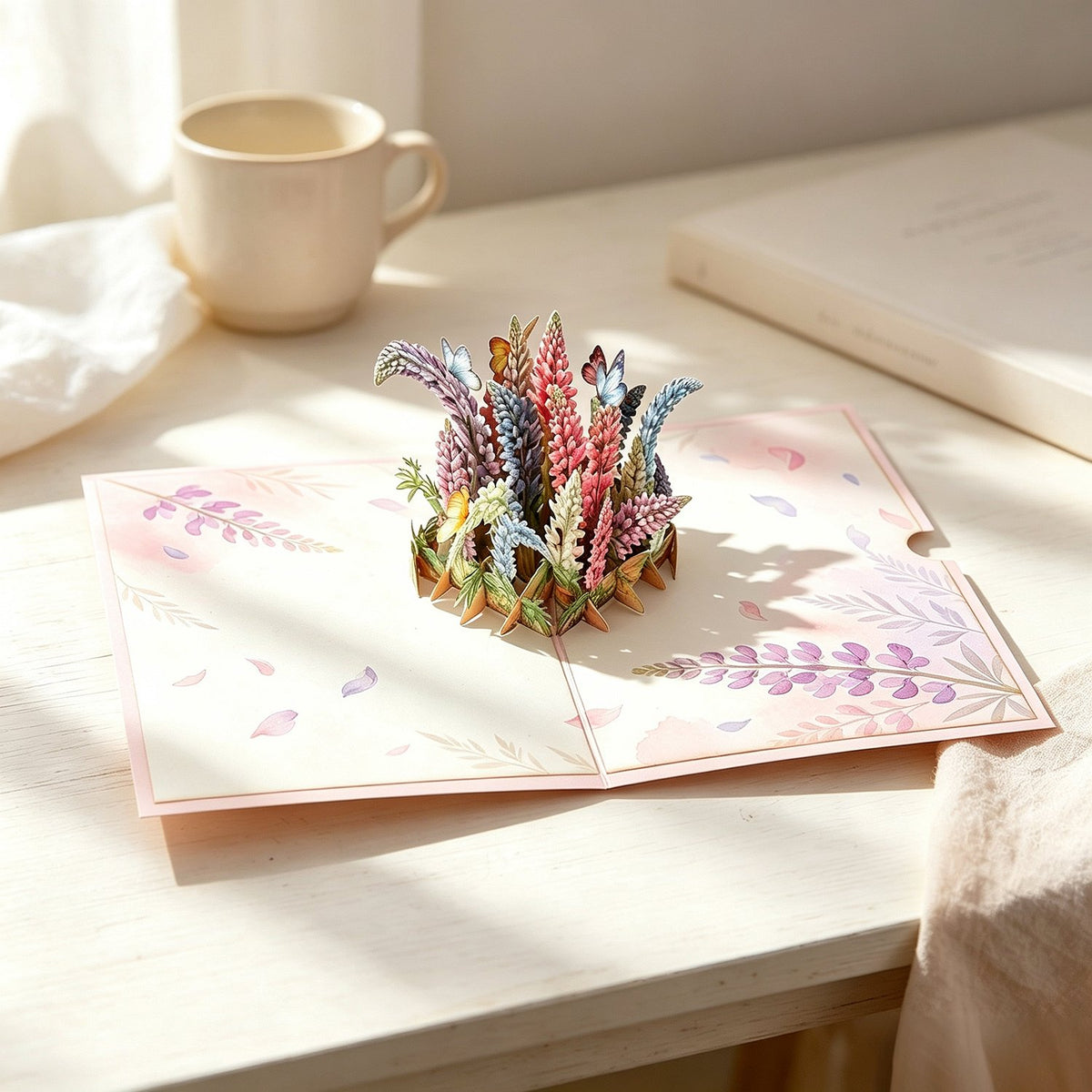 Ice Flower Flowering Shrubs Greeting Card
