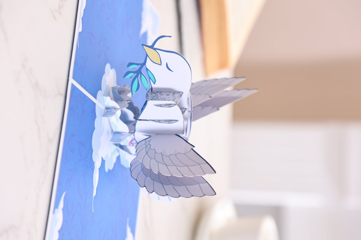 Peace Dove 3D Pop Up Card