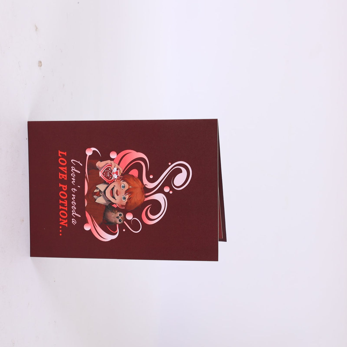 Heart Potion Bottle 3D Pop Up Card