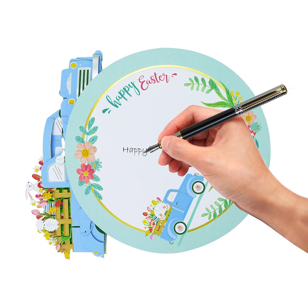Easter Truck 3D Pop Up Card