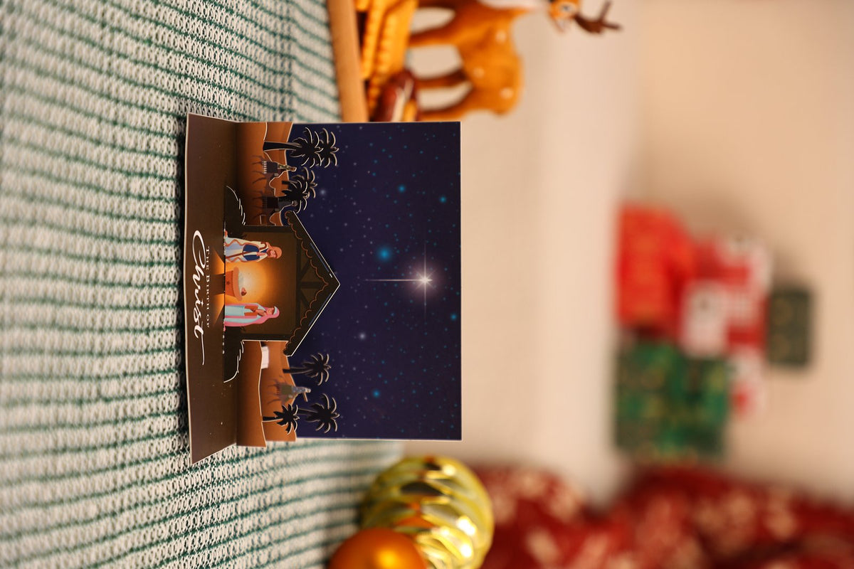 Nativity 90° Greeting Card