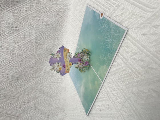 He Is Risen 3D Pop Up Card