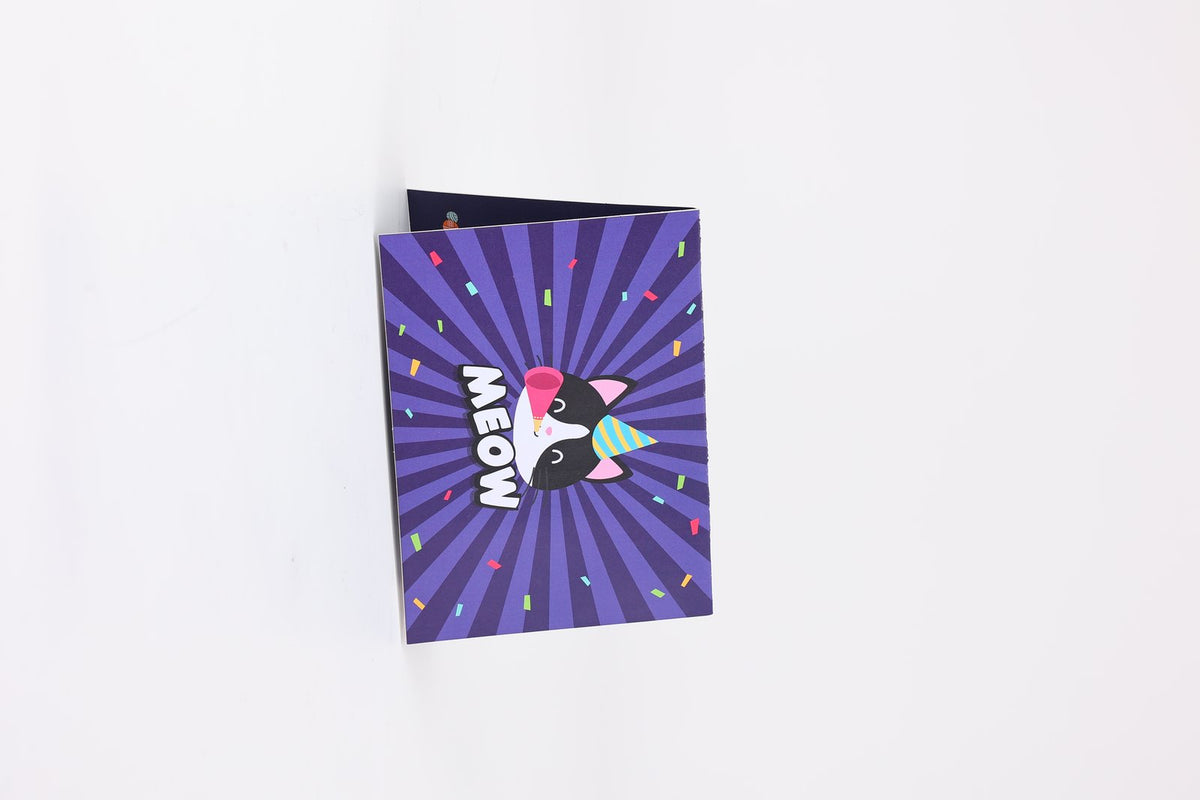 Cat Birthday Greeting Card