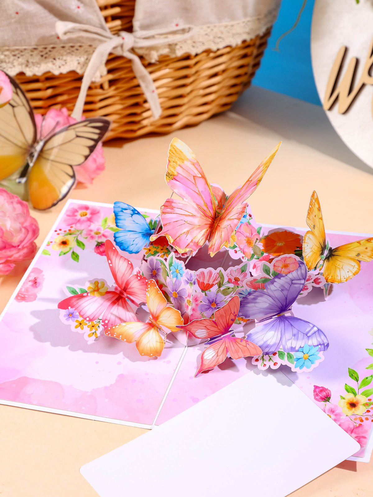 Ballet Dance Shoes Flip Pop Up Card