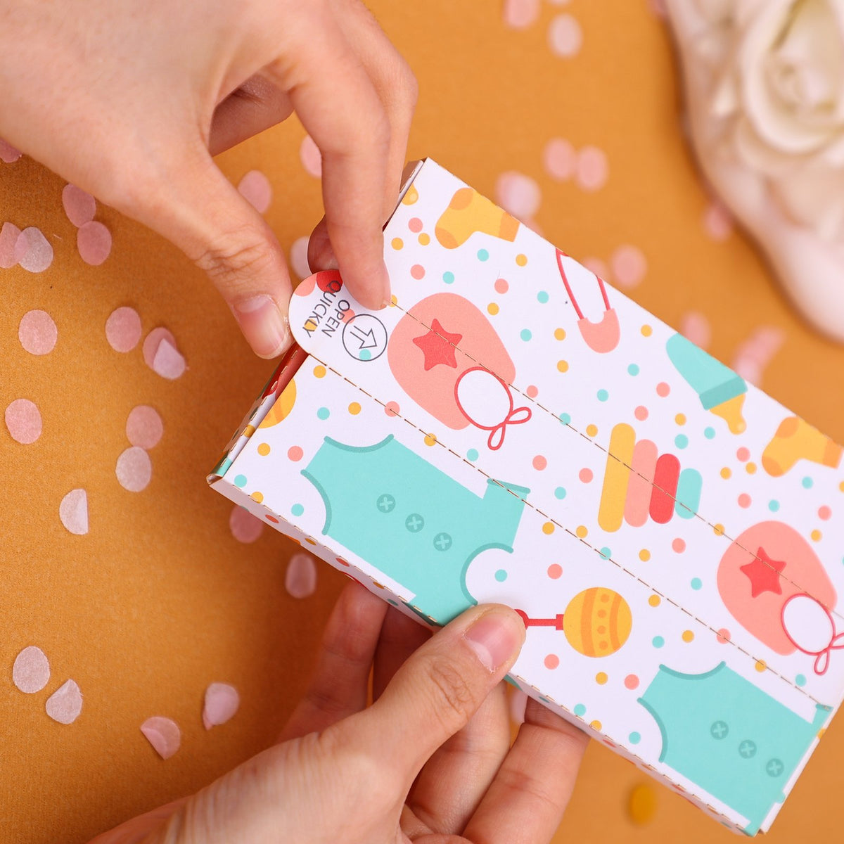 Baby Party Surprise Card Pink