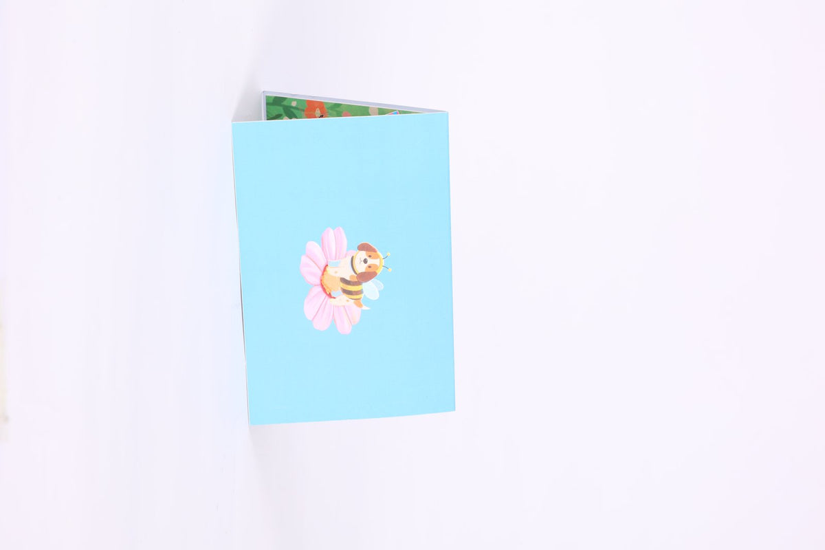 Bumble Bee Flip Pop Up Card