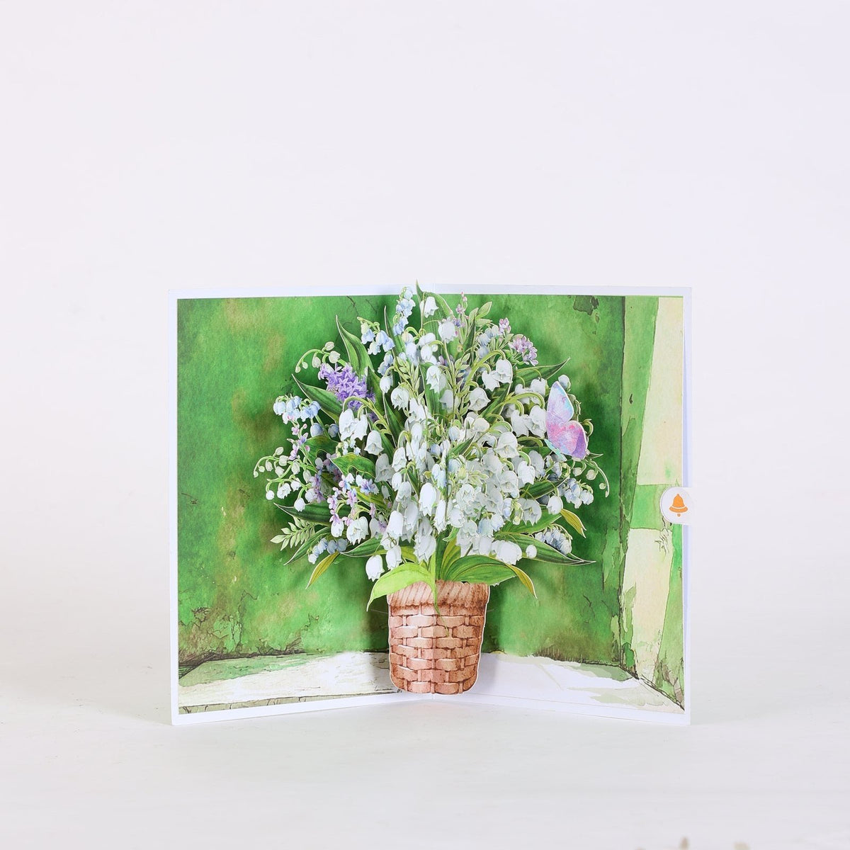 Hydrangea Bouquet Flip Pop Up Card