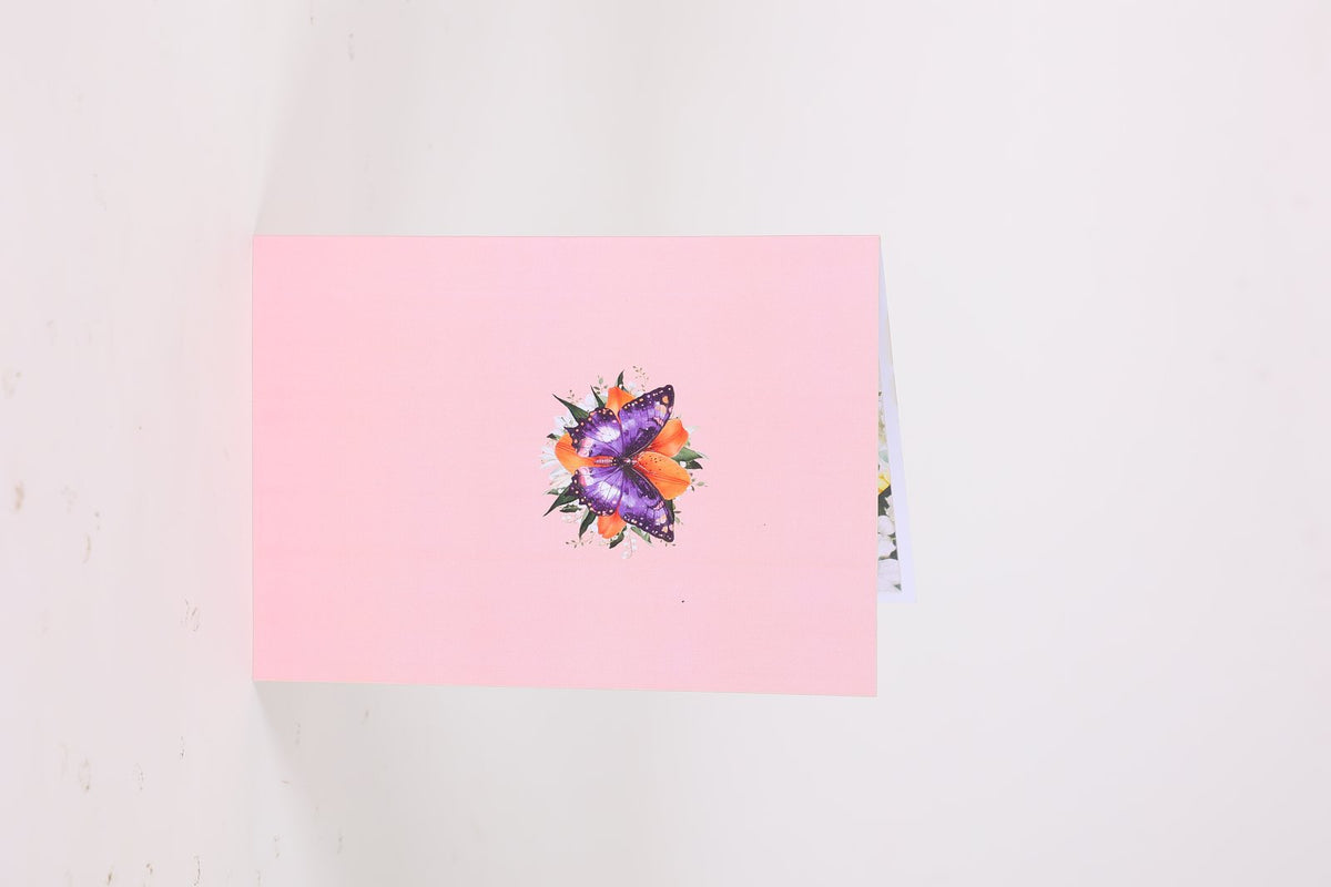 Spring Lily 3D Pop Up Card