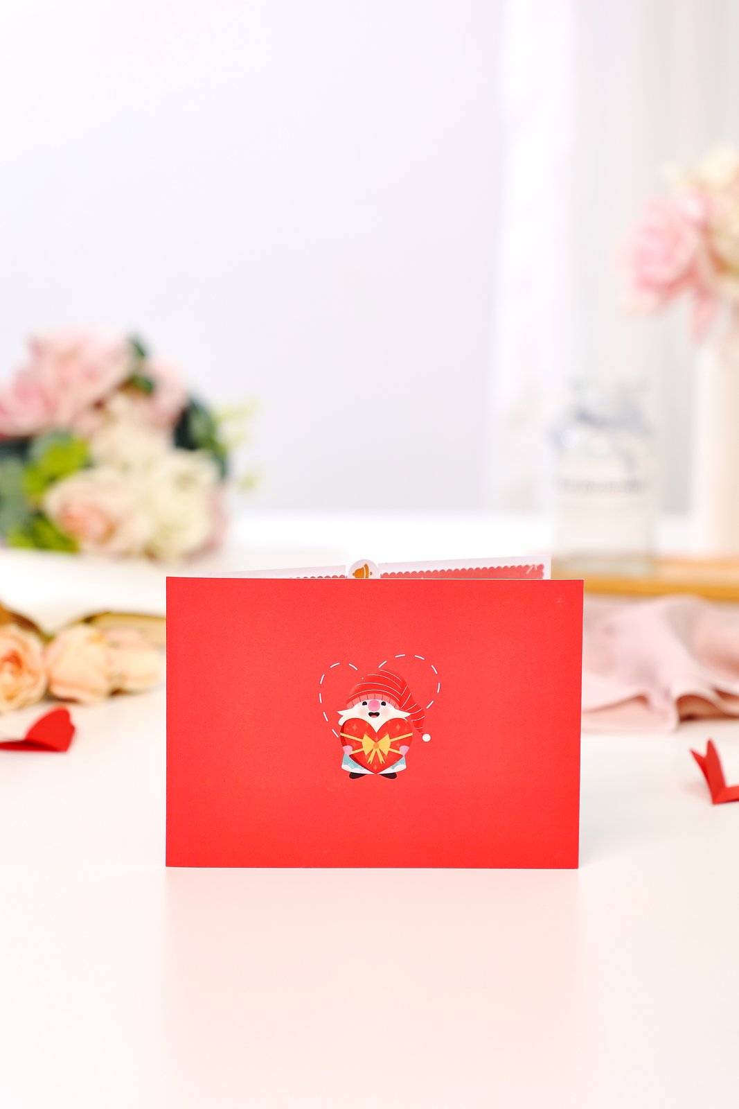 Heart Gnome 3D Pop Up Card