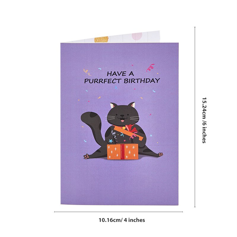 Compliment Cat Greeting Card