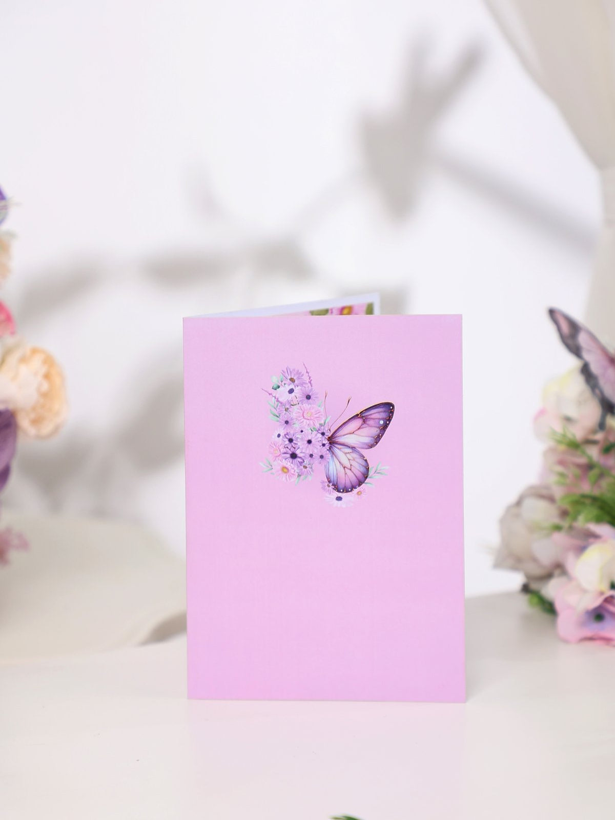 Daisy Butterfly 3D Pop Up Card