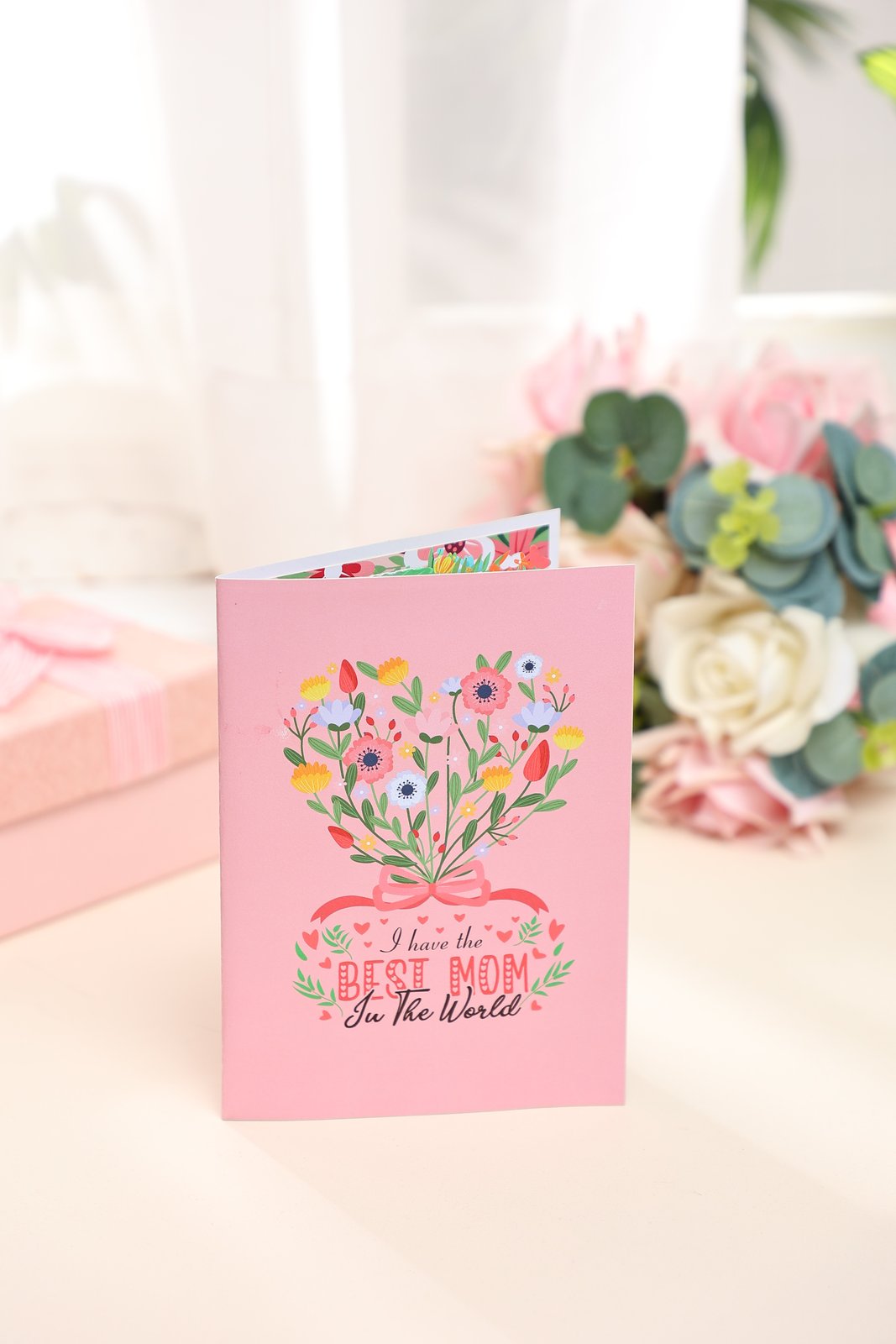 Mother's Day Letter Flower Pop Up Card
