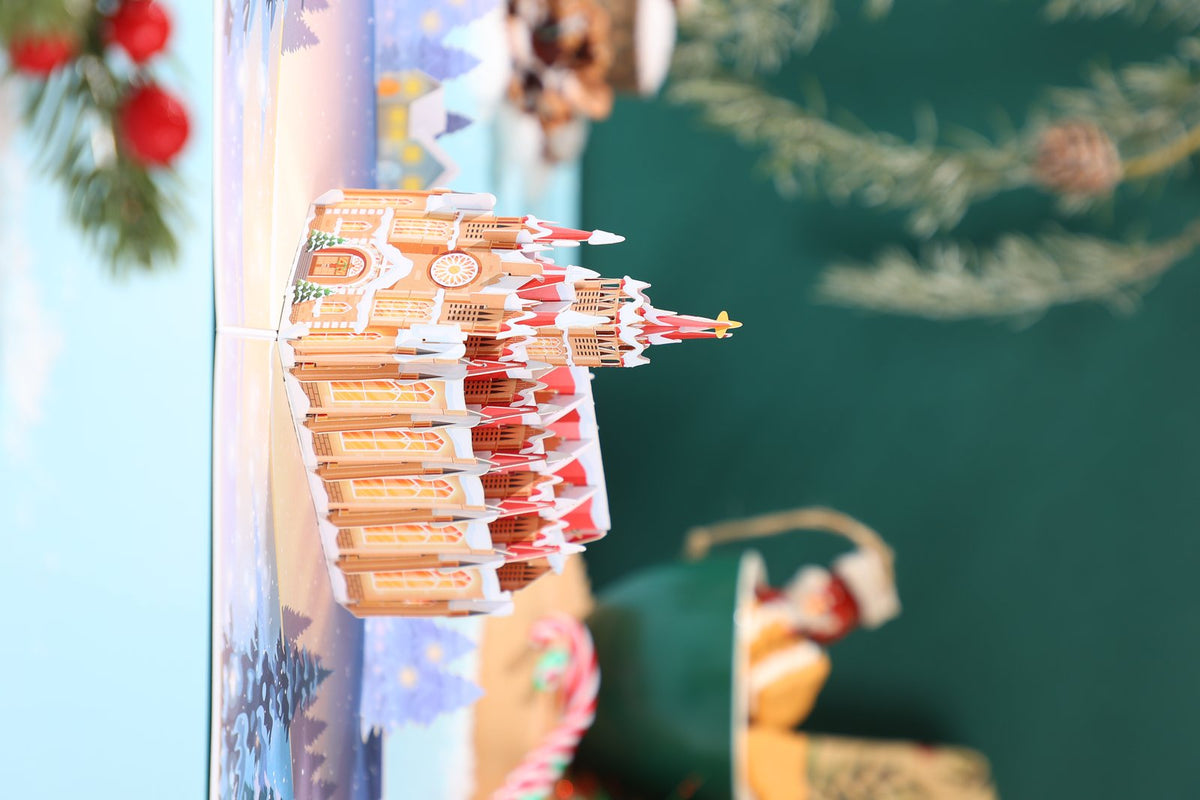 Icy Castle 3D Pop Up Card