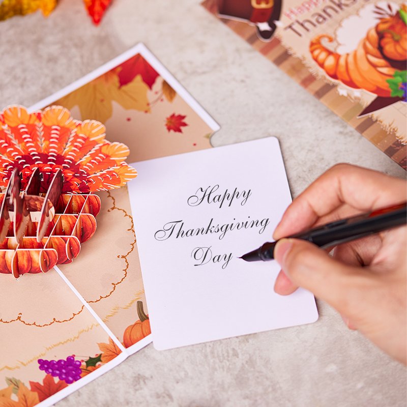 Pumpkin Turkey Greeting Card