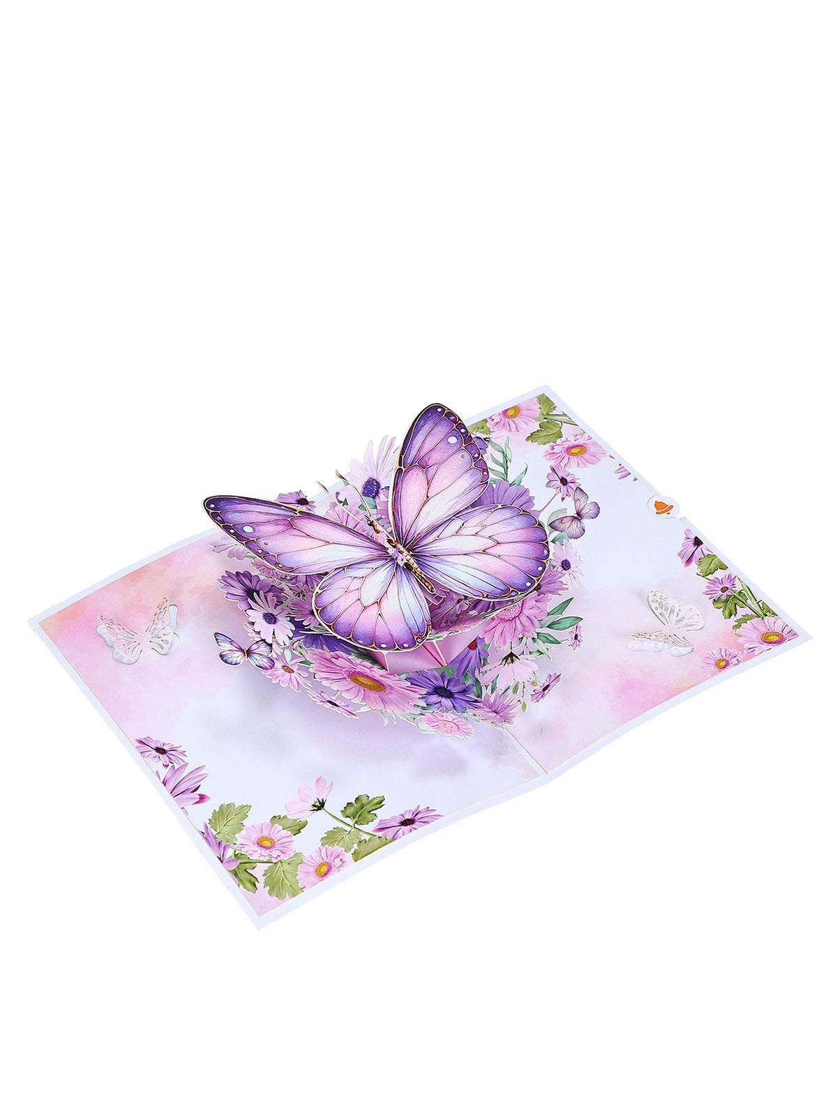 Daisy Butterfly 3D Pop Up Card