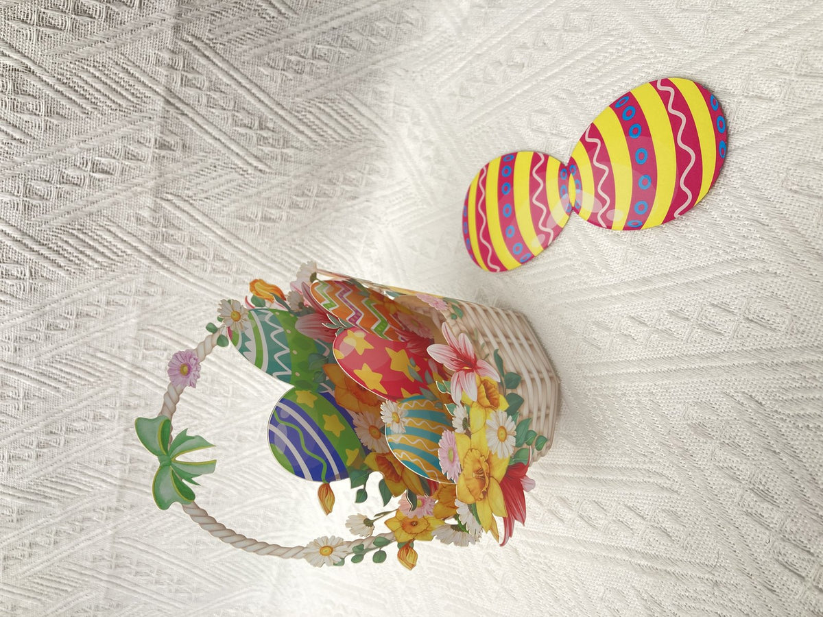 Easter Basket Pop Up Card
