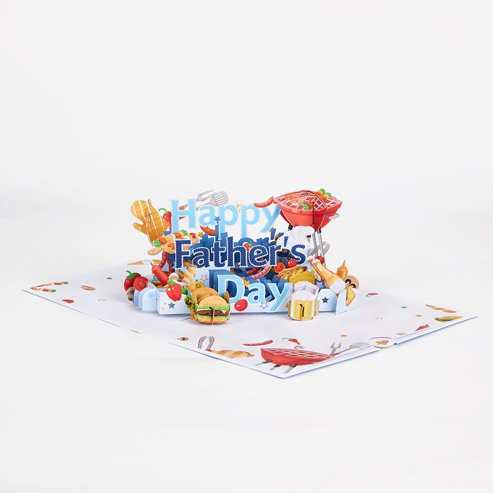 Happy Father's Day Pop-Up Card (Cooking)