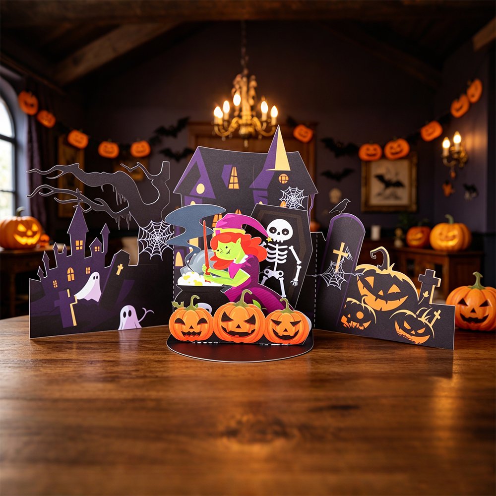 Halloween Double Door 3D Pop Up Card
