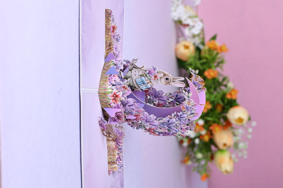 Crescent Moon Lily 3D Pop Up Card