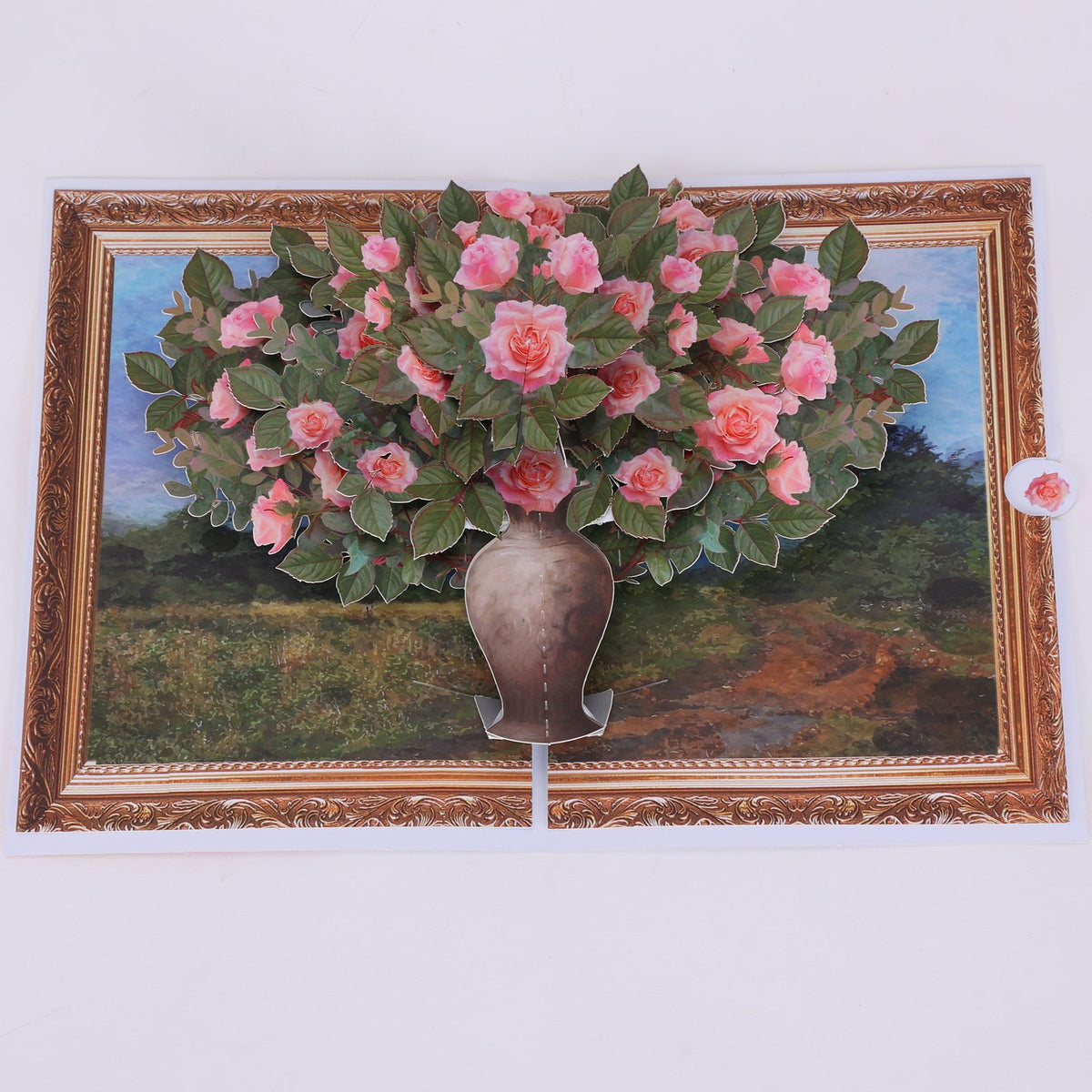 Van Gogh Rose Greeting Card