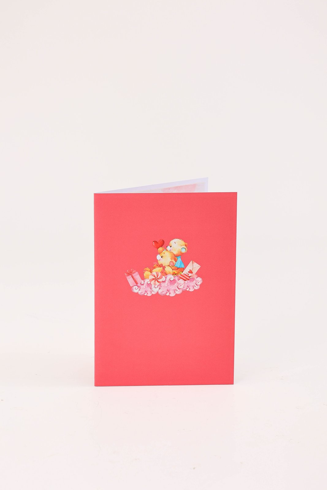Bear Ladder Valentine's Day Greeting Card