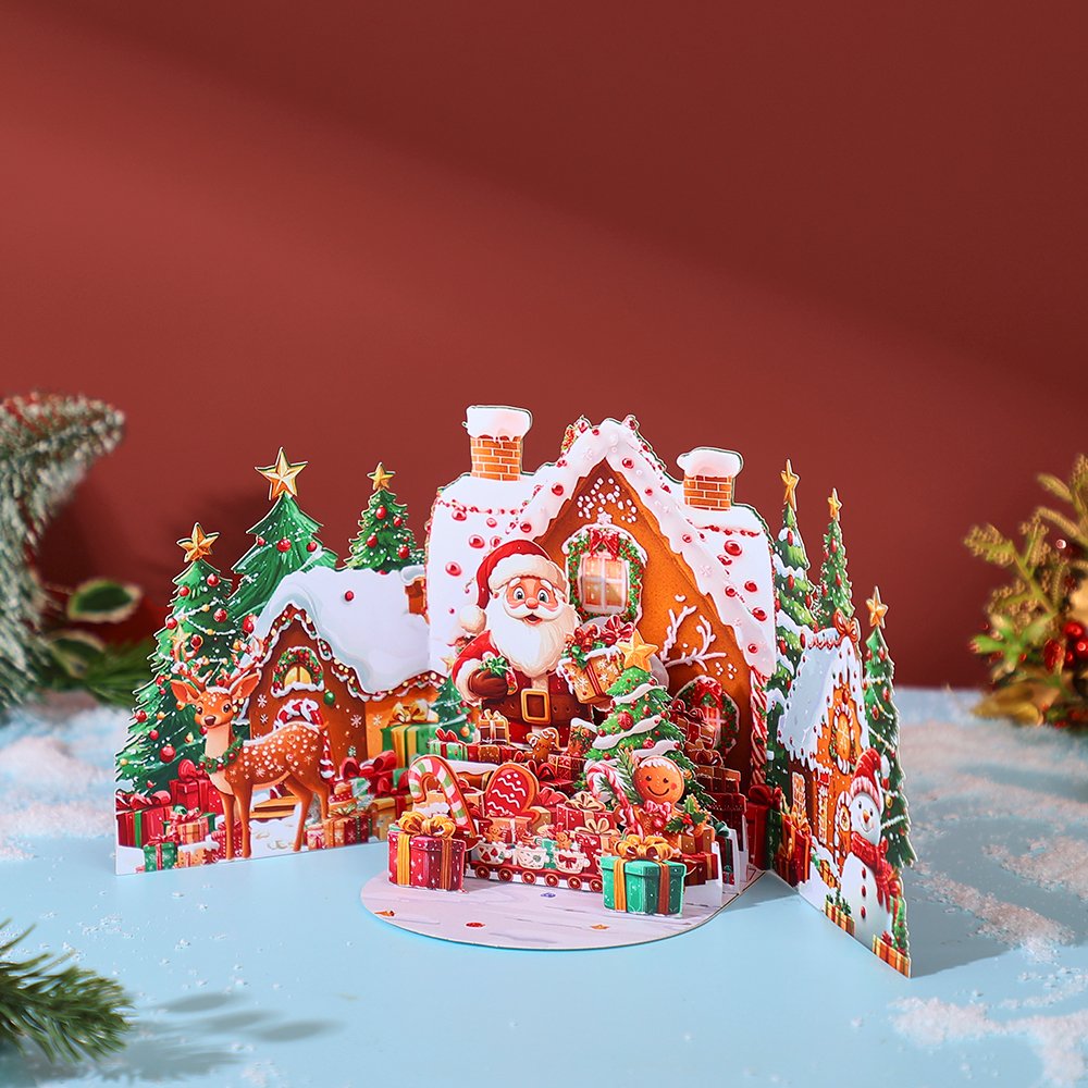 Gingerbread House Message Greeting Card