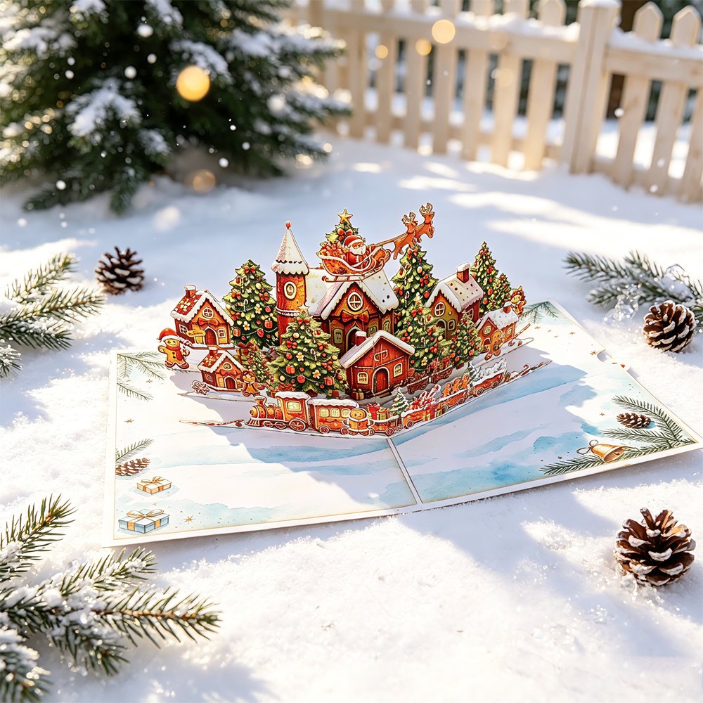 Christmas Gingerbread House Greeting Card