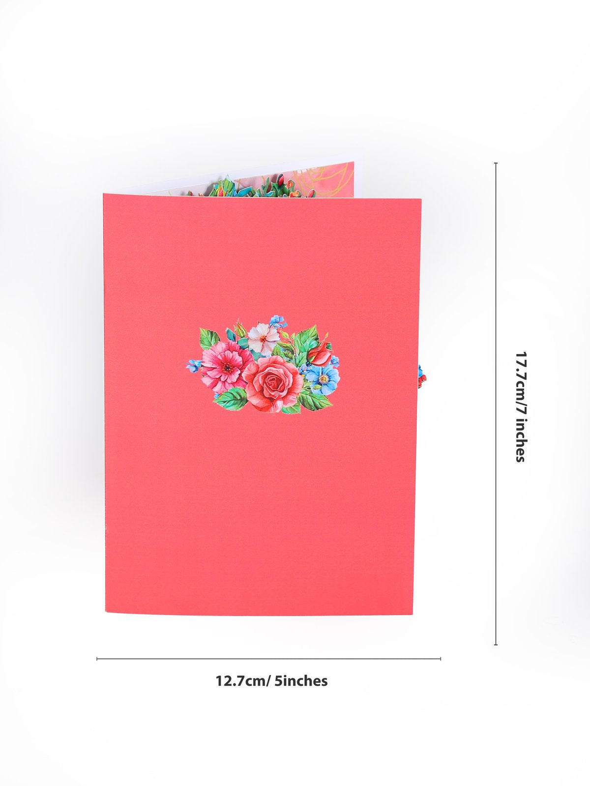 Best Mom Heart Floral Wreath Greeting Card