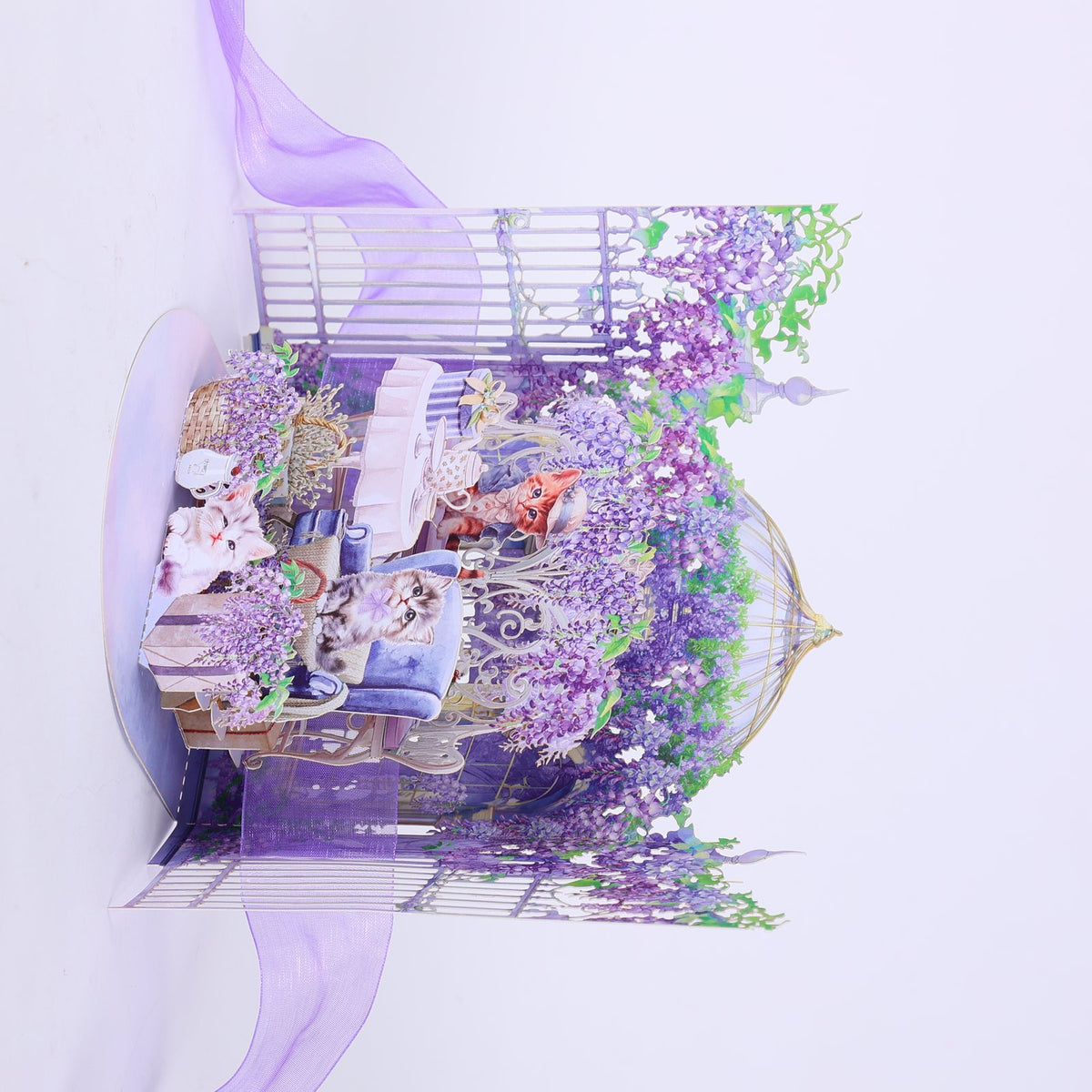 Wisteria Pavilion 3D Pop Up Card