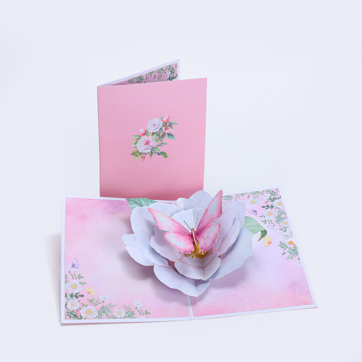 Camellia 3D Pop Up Card
