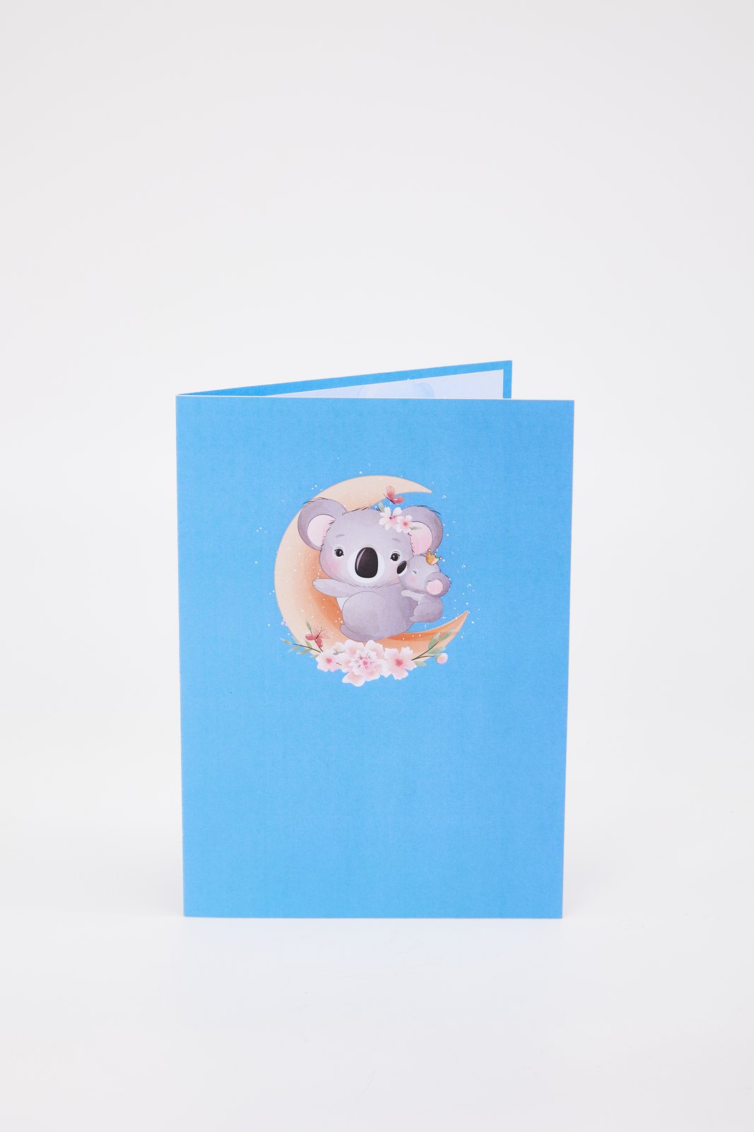 Crescent Moon Koala 3D Pop Up Card