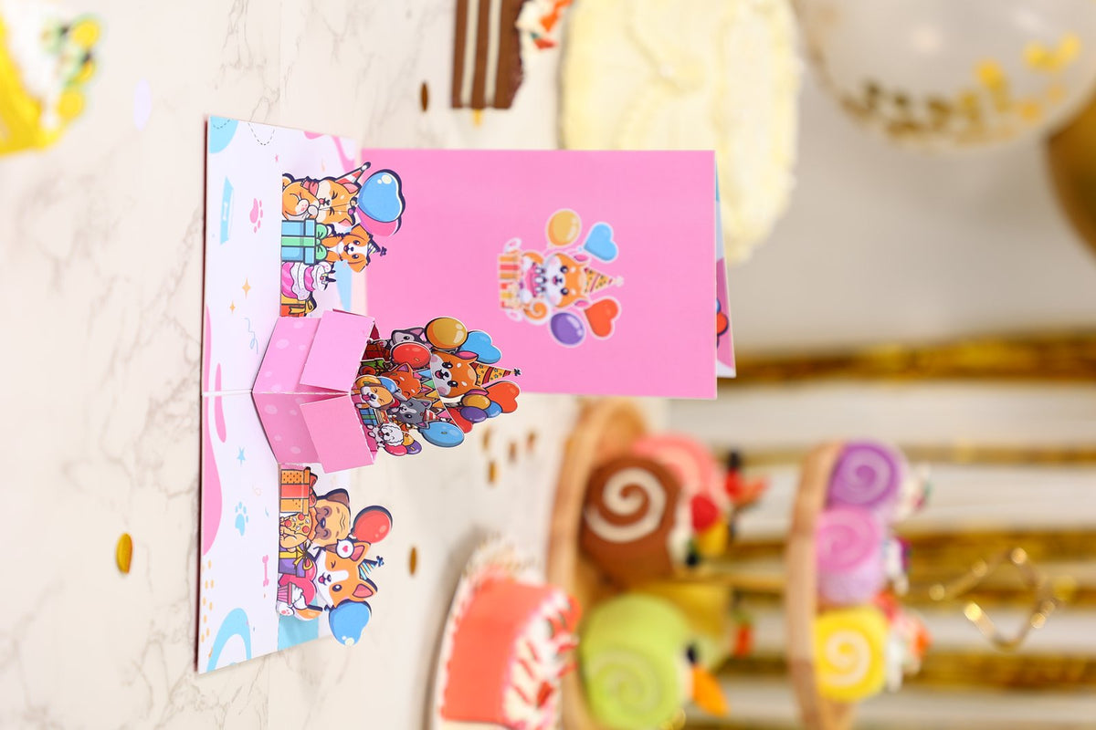 Dog 3D Pop Up Card