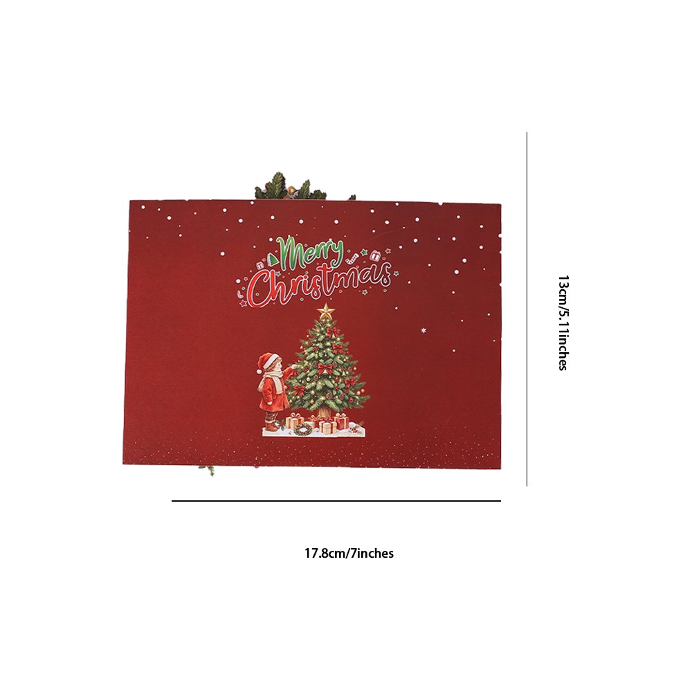 & Mini Christmas Tree Greeting Card