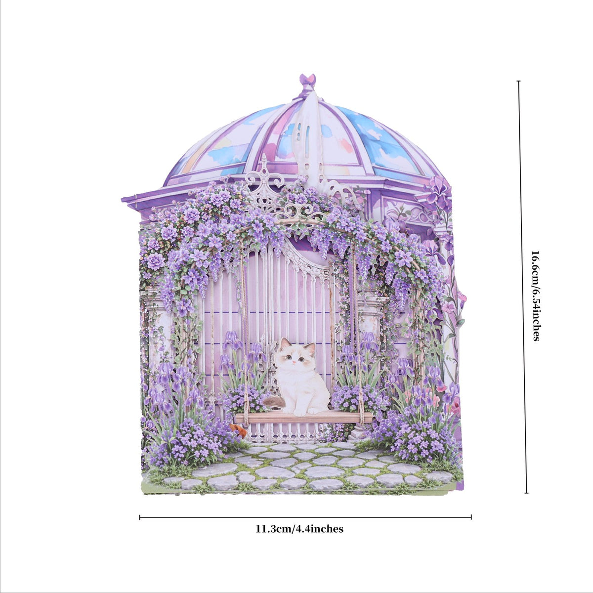 Garden Double Door Pop Up Card