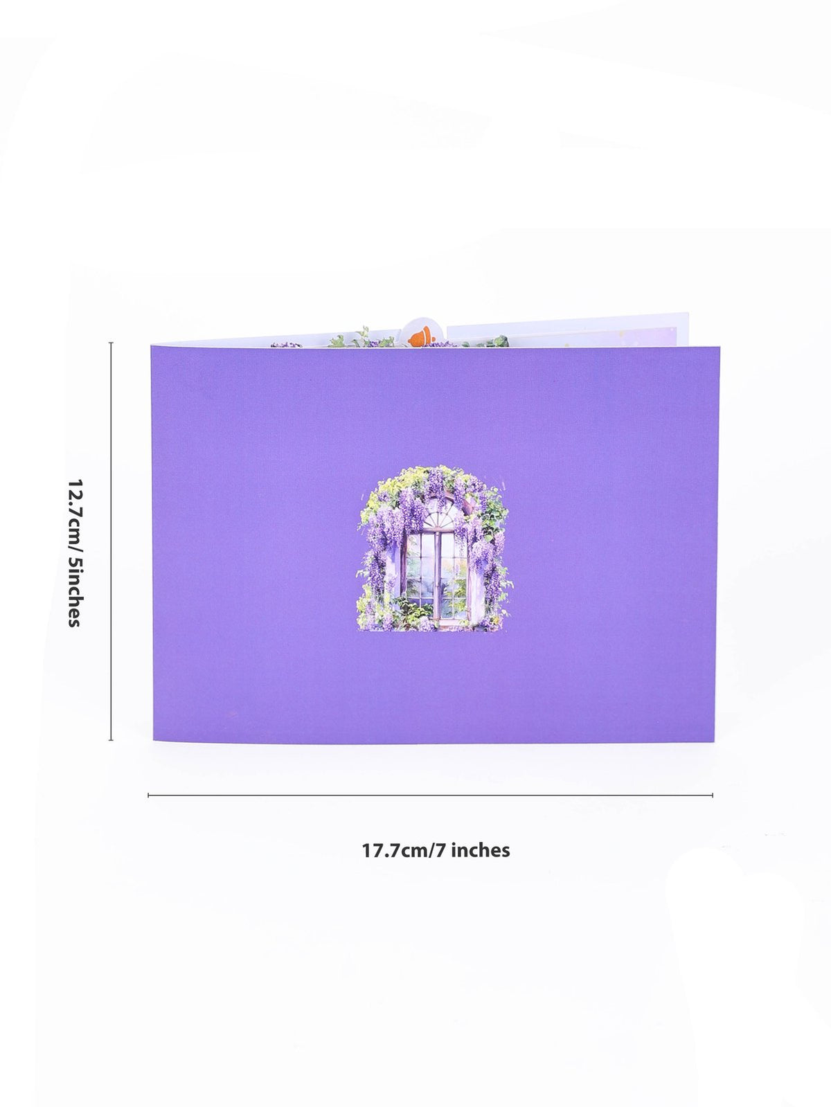 Wisteria Window Greeting Card