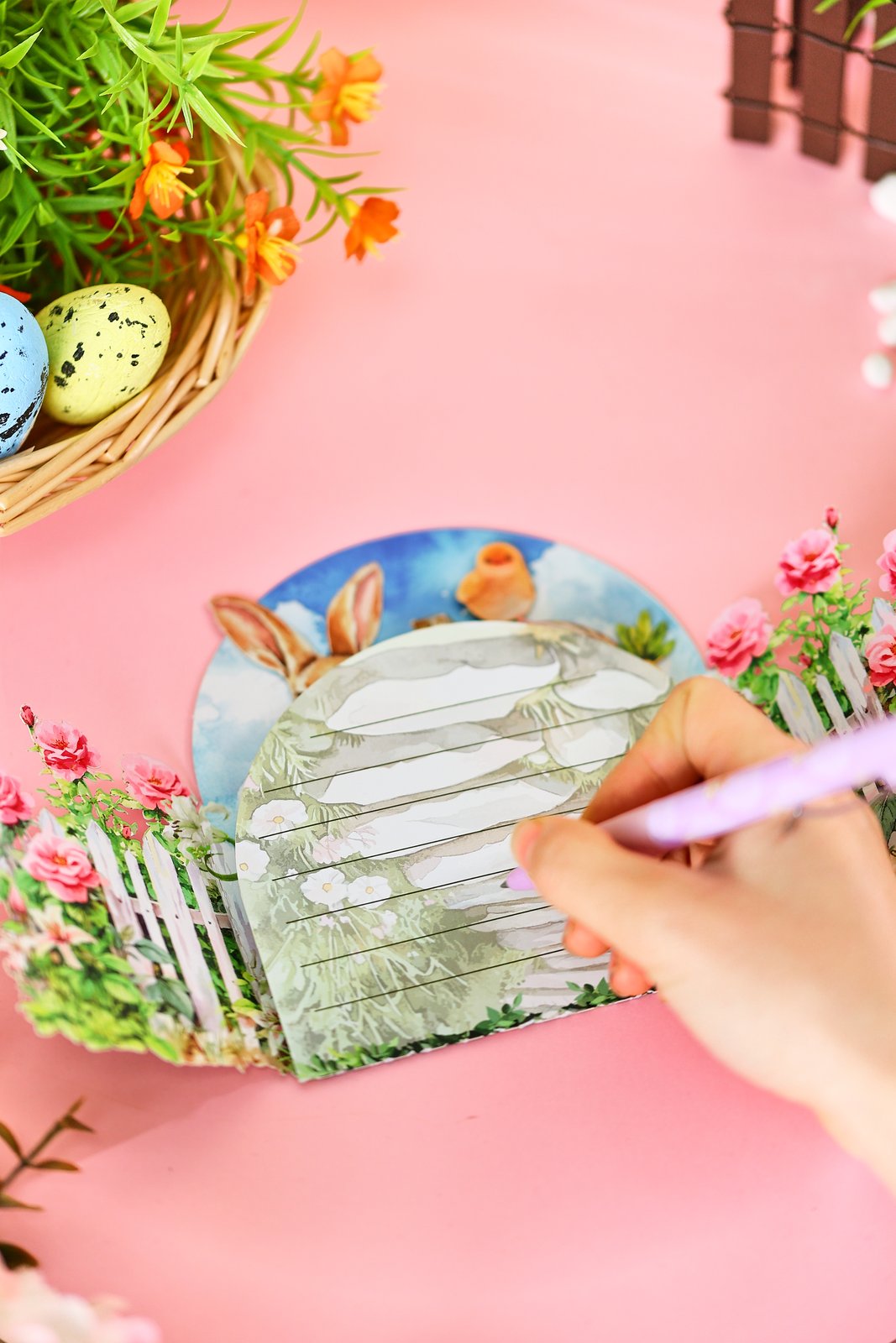 Easter Double Door Pop Up Card