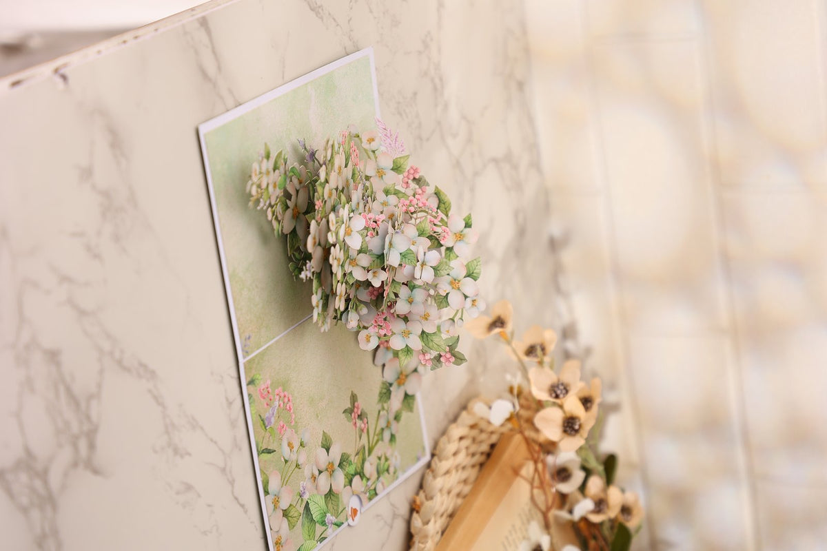 Pear Blossom Tree 3D Pop Up Card
