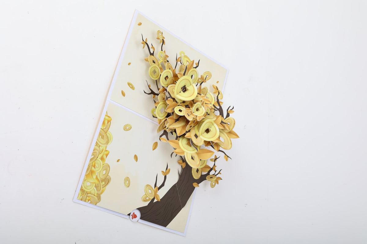 Money Tree 3D Pop Up Card