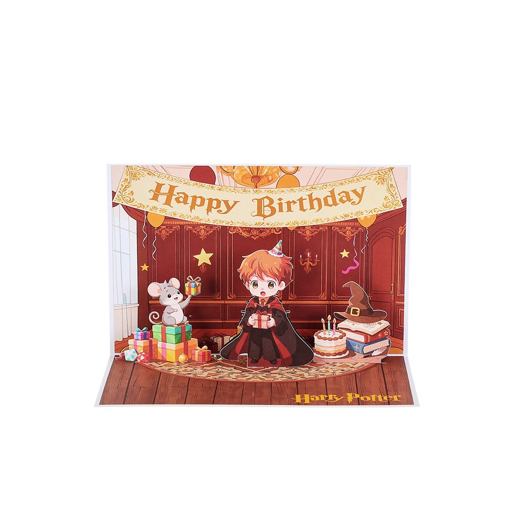 Magic Boy Birthday 3D Pop Up Card