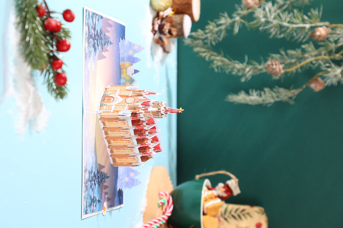 Icy Castle 3D Pop Up Card