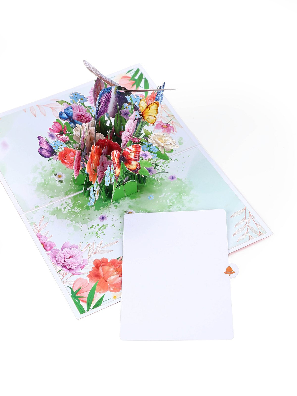 Flowering Shrubs Hummingbird 3D Pop Up Card