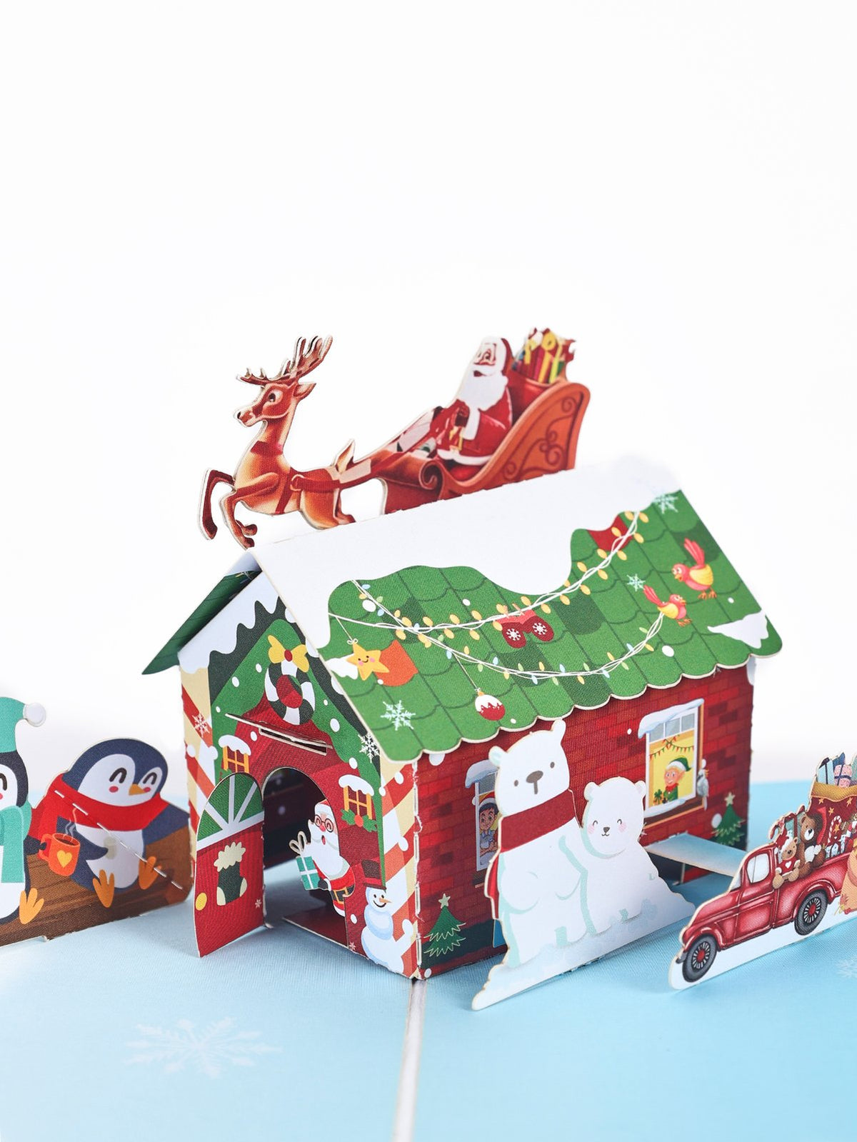Christmas Top Hat Flip Pop Up Card