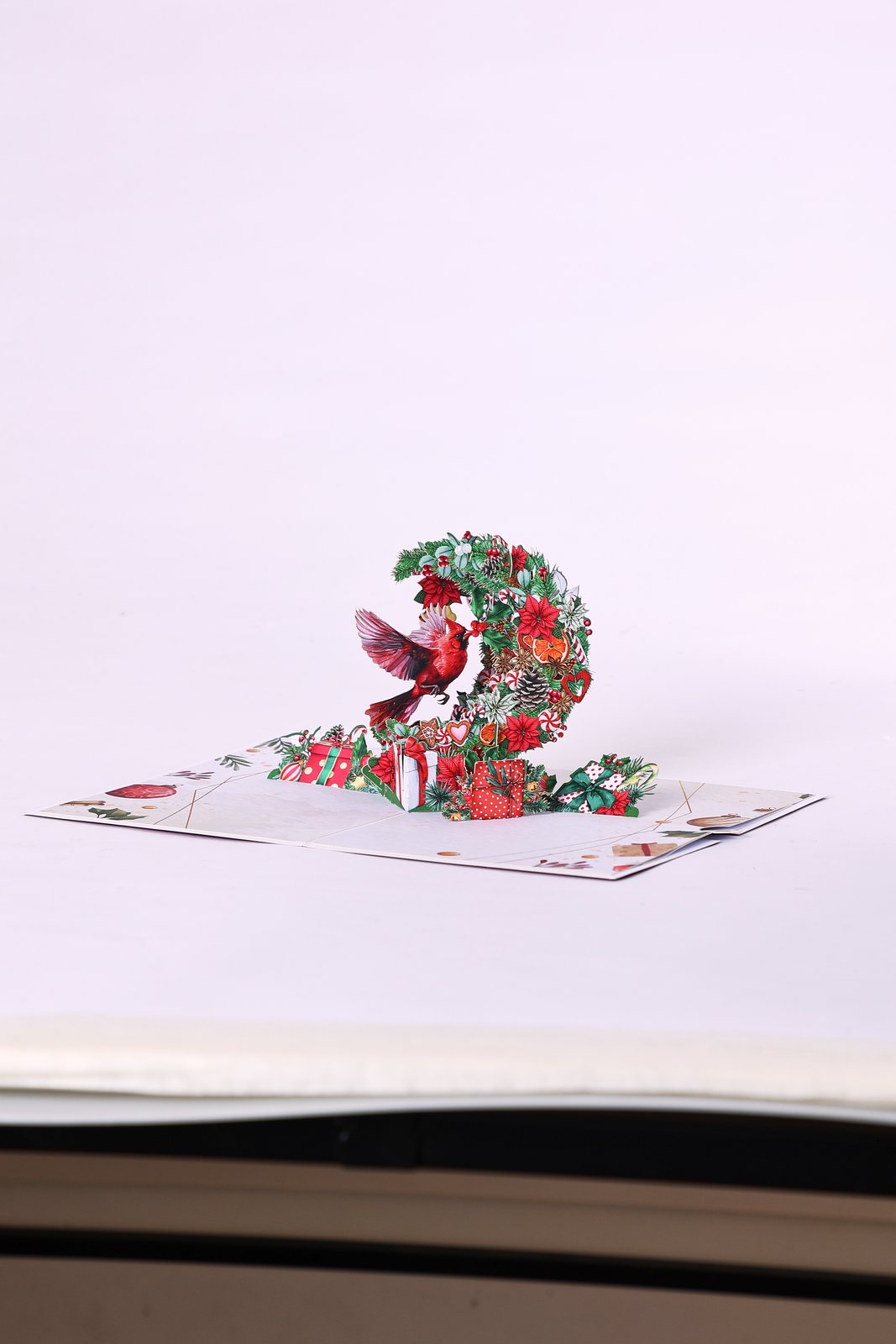 Christmas Bird Pop Up Card